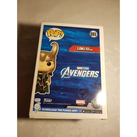 Marvel Avengers- Loki w/Scepter GITD (Entertainment Earth Excl.)#985 - Picture 3 of 6
